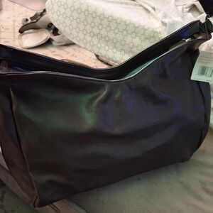 Small brown leather purse